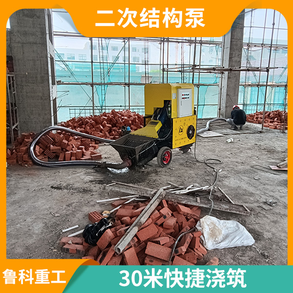 新型二次結構構造柱泵的